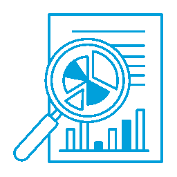 Website Analytics Icon - Understanding the data behind your website.